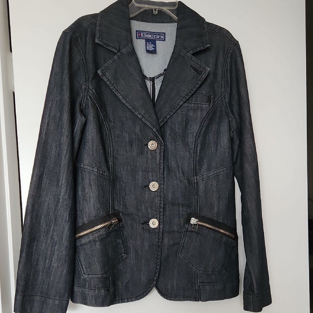 Women's Black Denim Jacket